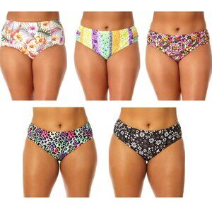 NWT Salt + Cove Juniors' Assorted Bikini Bottoms Multicolor Sz 1X-2X $50 12HL358